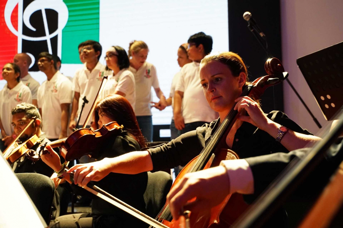 UAE Philharmonic Orchestra & Dubai Ensenble Choir for Determined Ones
