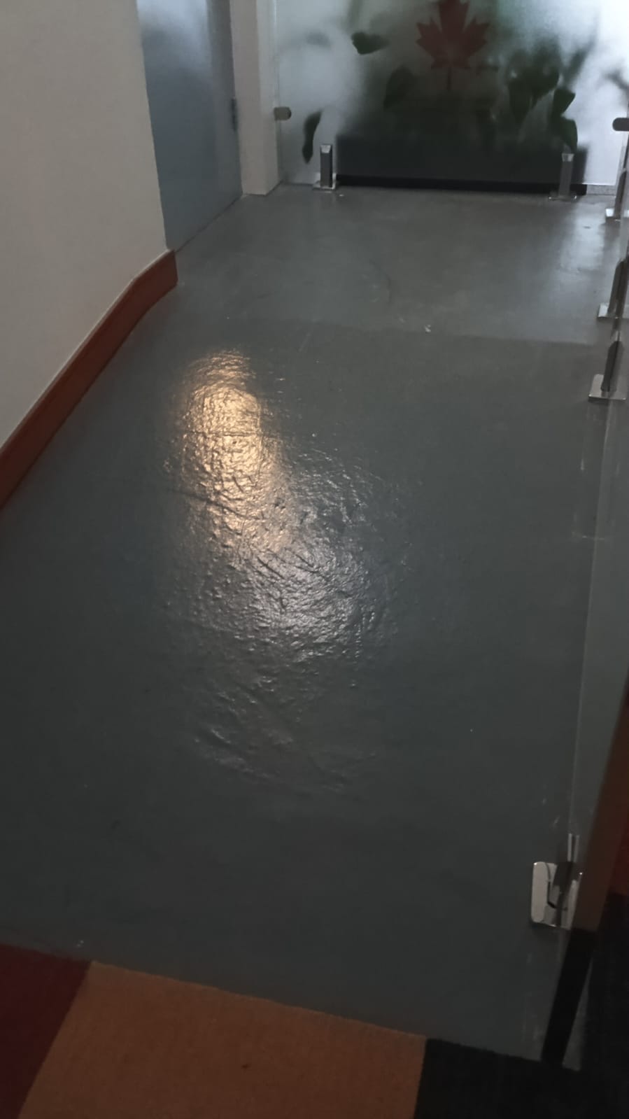 Accessible entrance to the new offices in HUB Building