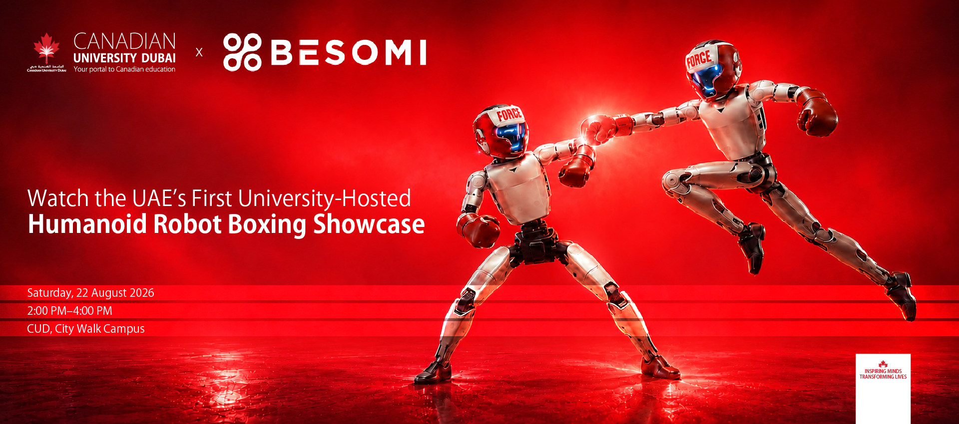 CUD Humanoid Robot Boxing Showcase