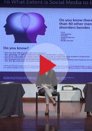 MCM - Prevalence of Mental Health disorders in the Youth: to what Extent is Social Media to Blame?