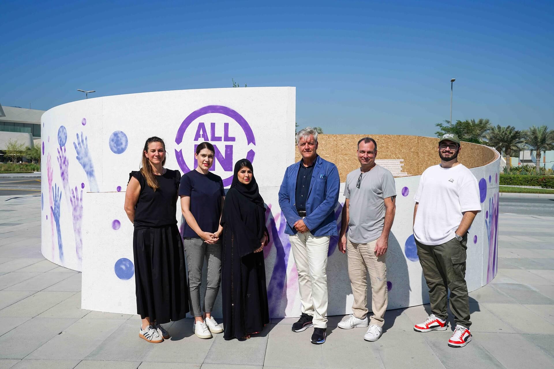 Dubai Holding Entertainment in partnership with Canadian University Dubai unveils ‘Shelter of Inclusivity’ art installation at Dubai Design Week