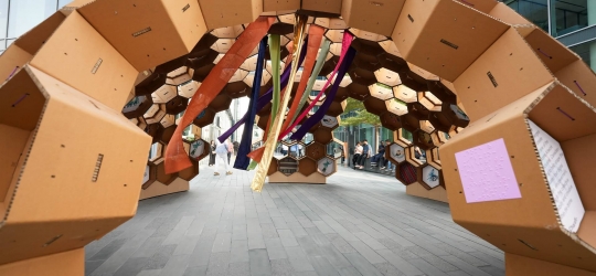 Canadian University Dubai students unveil Dome of Inclusion during Dubai Design Week