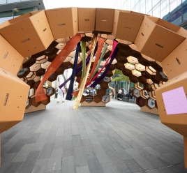 Canadian University Dubai students unveil Dome of Inclusion during Dubai Design Week