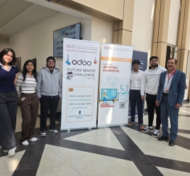 School of Management Students Participate in Odoo ERP Workshop at American University of Sharjah, Sharjah