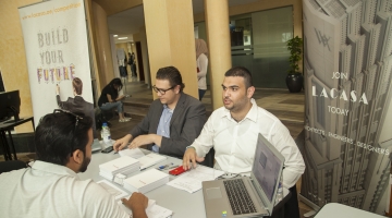 EMPLOYERS SEEK OUT TOP TALENT AT CUD CAREER FAIR