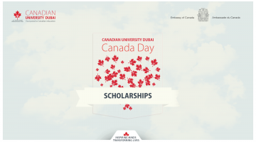 CANADIAN UNIVERSITY DUBAI ANNOUNCES 2015 CANADA DAY SCHOLARSHIP AWARDS