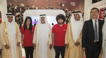 HE SHEIKH NAHYAN VISITS CUD AT NAJAH EXHIBITION