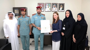 Dr. Wided Ajman Police Award