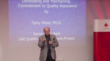 EDUCATION QUALITY EXPERT ADDRESSES CUD LEADERS