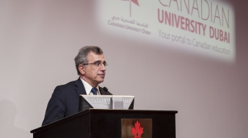 CANADIAN MINISTER VISITS CUD