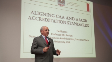CAA HOLDS INTERNATIONAL ACCREDITATION WORKSHOP AT CANADIAN UNIVERSITY DUBAI