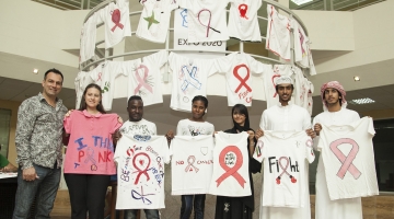 Students Think Pink for Cancer Awareness Week