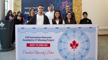 CUD Students Win AED 10,000 Incubation Grant at CUD Innovation Showcase