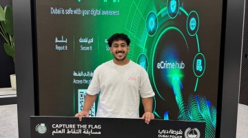 CUD Cybersecurity Student Wins First Place in Dubai Police CTF 2025 Competition 