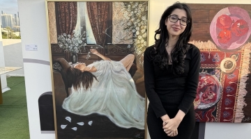 Canadian University Dubai Students Exhibit at Noor Royal Gallery in Dubai
