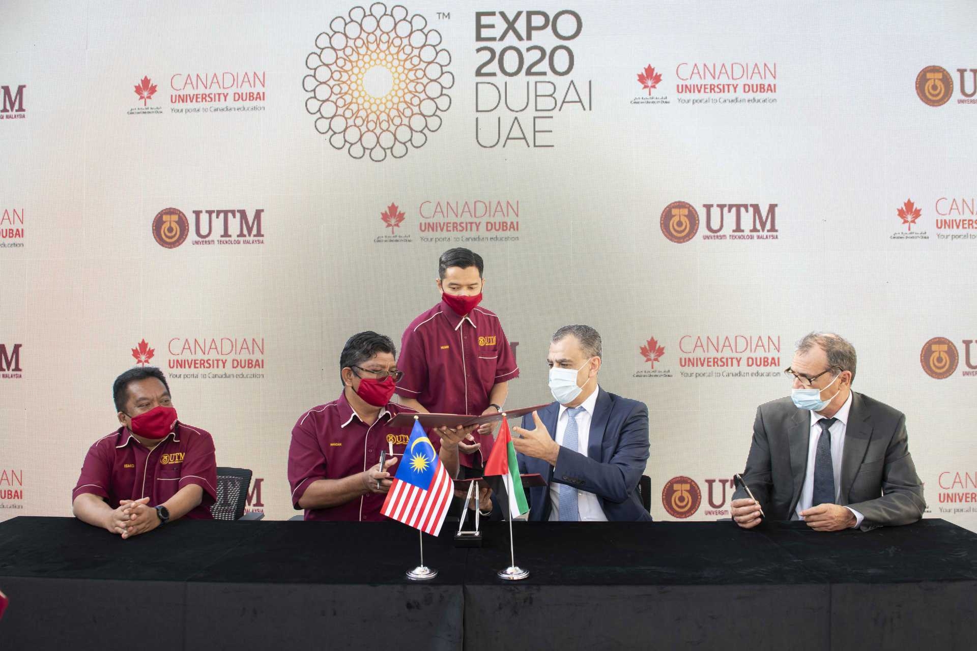 Canadian University Dubai signs MoU with Universiti Teknologi Malaysia ...
