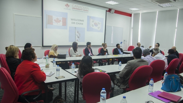 CUD FACULTY AND STUDENTS HEAR FROM SENIOR EXECUTIVE OF LG ELECTRONICS ON THE IMPORTANCE OF CORPORATE CULTURE