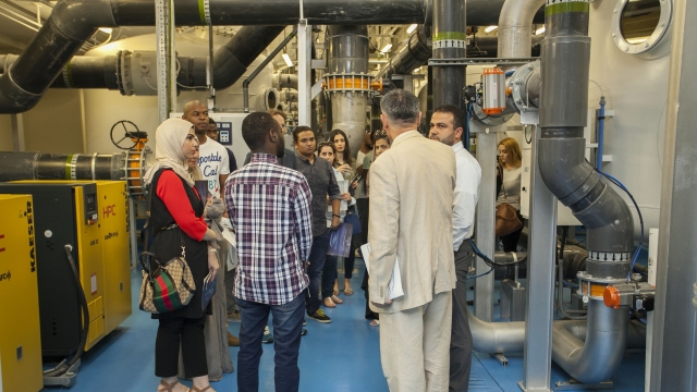 CUD STUDENTS VISIT HAMDAN SPORTS COMPLEX