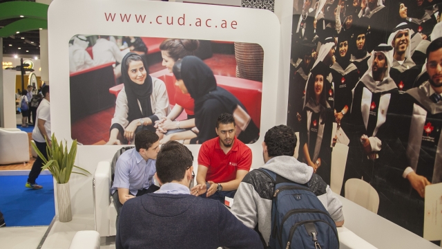 HE SHEIKH NAHYAN VISITS CUD AT NAJAH EXHIBITION