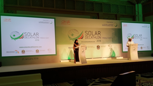 CUD ATTENDS UNVEILING OF MIDDLE EAST’S FIRST SOLAR DECATHLON 