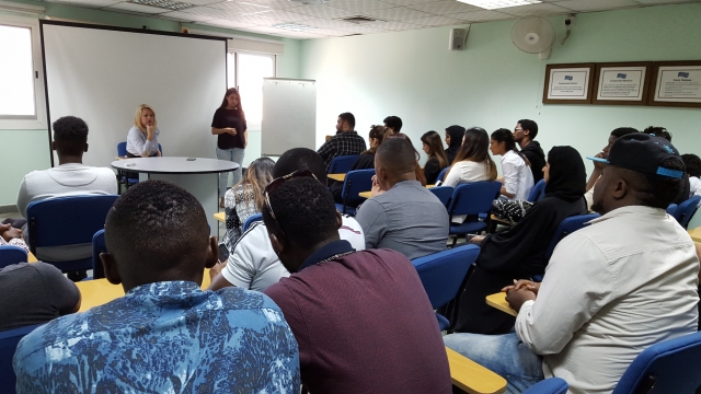 BUSINESS STUDENTS GET A TASTE OF THE CORPORATE WORLD AT AL RAWABI FOOD 