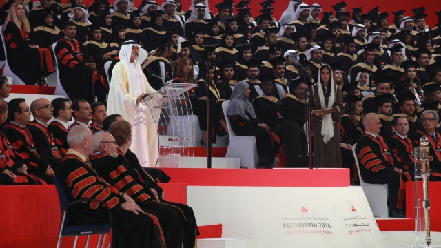 HE SHEIKH NAHYAN PRESIDES OVER CUD 10TH ANNIVERSARY CONVOCATION 