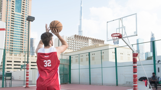 CUD ALUMNI REUNITE TO TAKE ON STUDENT BASKETBALL TEAM