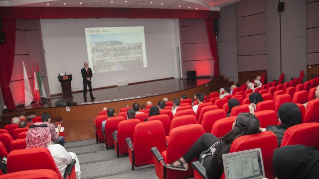 MCGILL-UAE FELLOWSHIPS OPEN TO OUTSTANDING MASTER’S AND PHD STUDENTS FROM UAE