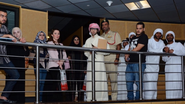 COMMUNICATION STUDENTS VISIT DUBAI POLICE COMMAND CENTER
