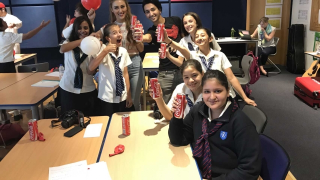 Our students work with GEMS pupils and create beautiful music