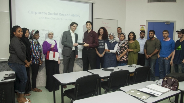 STUDENTS LEARN ABOUT BUSINESS BENEFITS OF CORPORATE SOCIAL RESPONSIBILITY