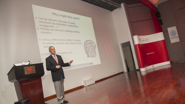 CUD FACULTY HEAR FROM INTERNATIONAL EXPERT ON GENERATING RESEARCH FROM TEACHING