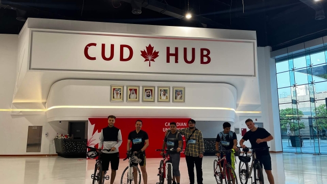 Canadian University Dubai’s Cycling Team Participate in Dubai Ride