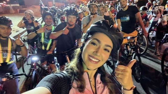 Canadian University Dubai’s Cycling Team Participate in Dubai Ride