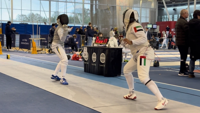 CUD Student Zainab Moosa Stars in International Fencing Competitions