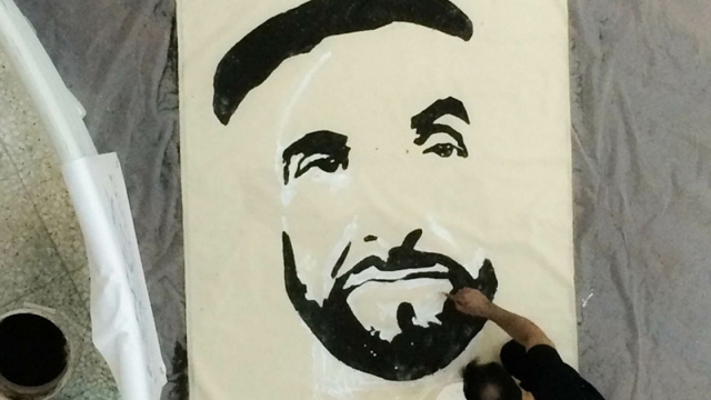 Largest Painting of Sheikh Zayed to Be Created in the Dubai Desert