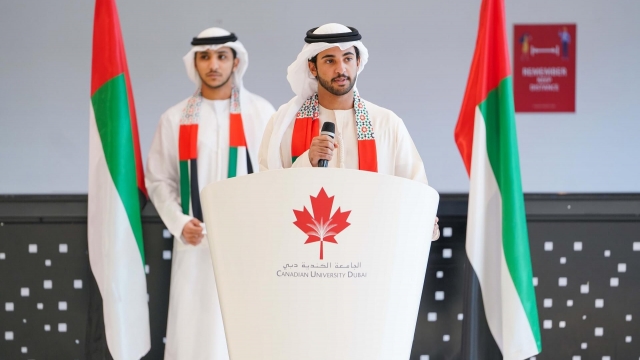 Commemorating UAE Flag Day at Canadian University Dubai | 2023