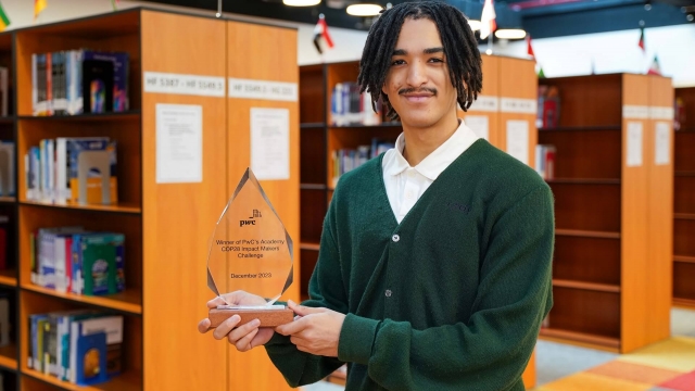 CUD Student Mohamed Amir Wins PwC Academy's COP28 Impact Makers Challenge