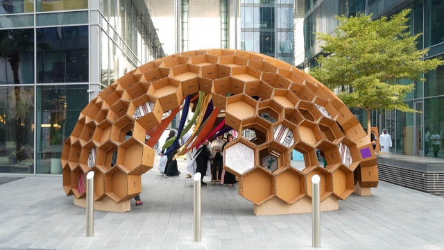 Canadian University Dubai students unveil Dome of Inclusion during Dubai Design Week