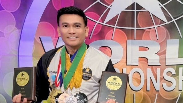CUD professor Dr. Rommel Sergio wins world vocal title at WCOPA