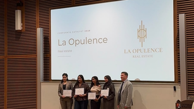CUD Students Secure First and Second Place at Corporate Catalyst 2026 